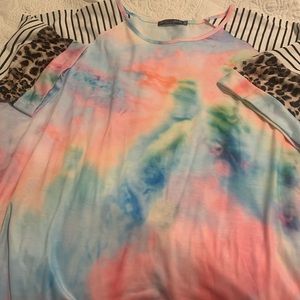 Tide dye top from Glitzy Girlz Boutique